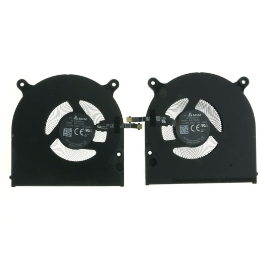 06P46H 0JTNN3 Replacement CPU+GPU Cooling Fan for Dell XPS 16 9640 F966V NS75C41-23D01 023.100VQ.0001 8GVMH NS75C42-23D02 023.100VR.0001
