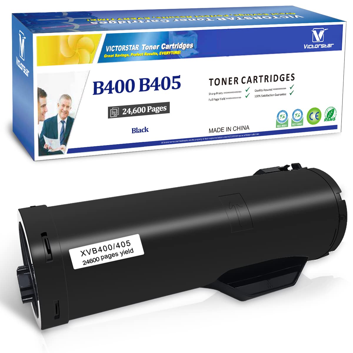 VICTORSTAR B405 B400 106R03584 Remanufactured Toner Cartridge Black Extra High Capacity 24600 Pages for Xerox VersaLink B400 B400n B400dn B405 B405dn