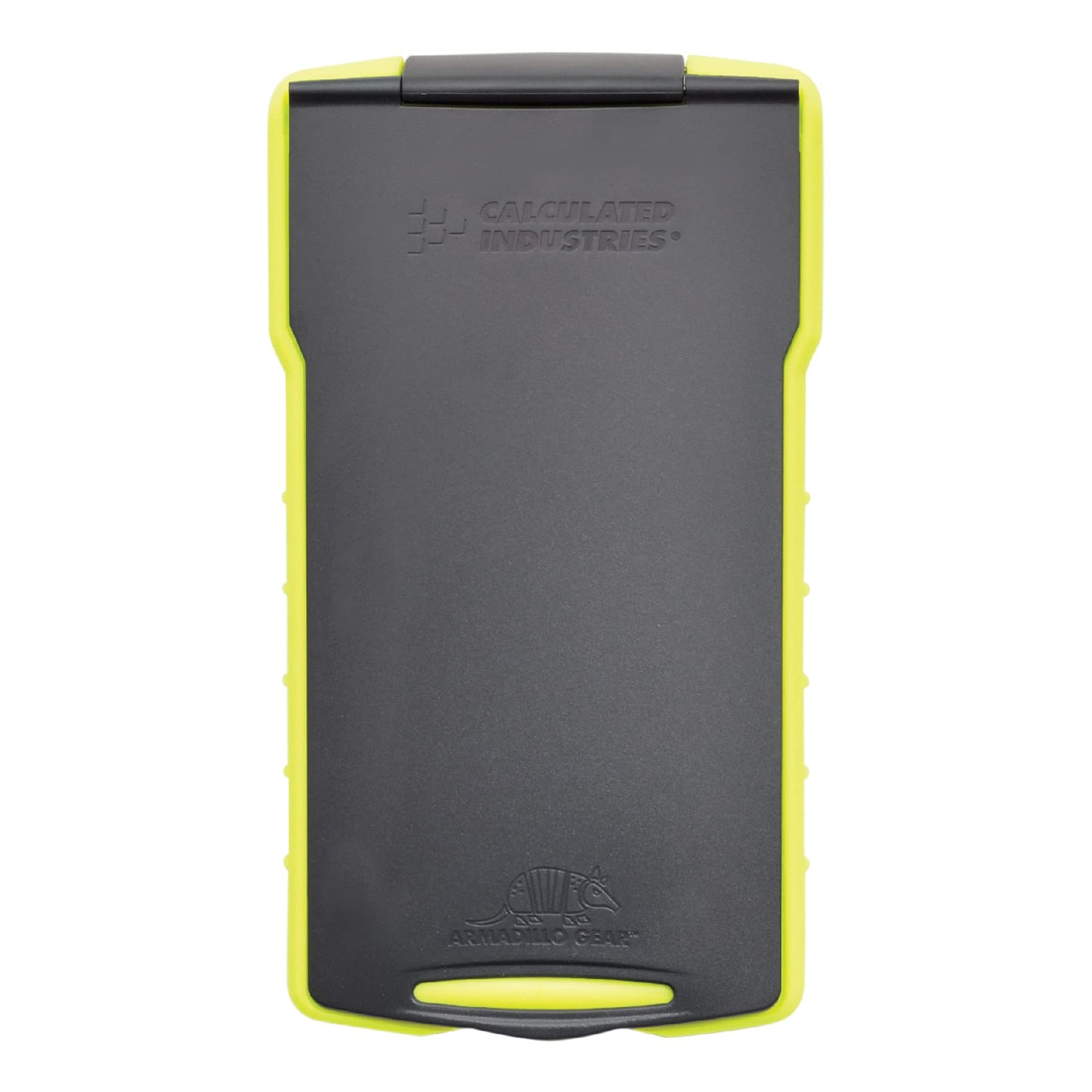 Calculated Industries 5032-5 Armadillo Gear Hard Protective Calculator Case in Lime Green
