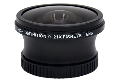 0.21x High Definition Fish-Eye Lens (30mm) for Sony Handycam DCR-SR45