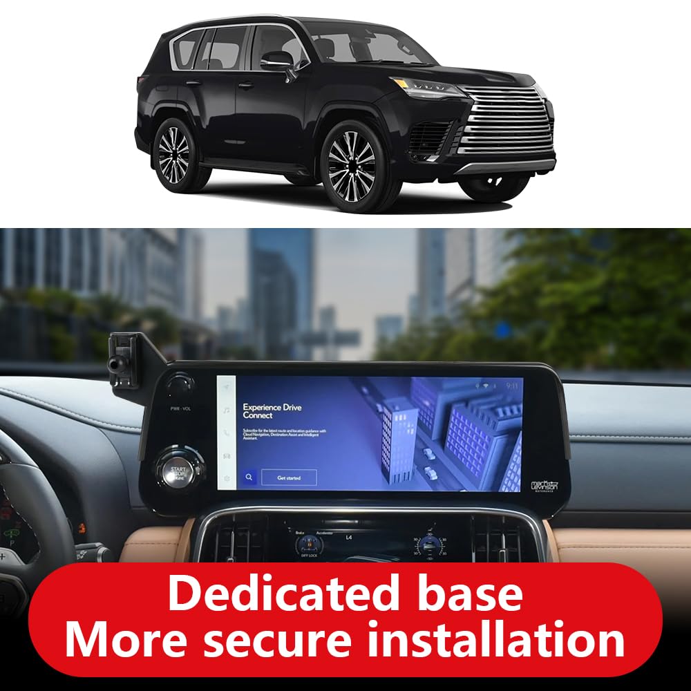 LUNQIN Car Phone Holder for Lexus LX 600 2022 2023 2024 2025 Auto Accessories Navigation Bracket Interior Decoration Mobile Cell Phone Mount case
