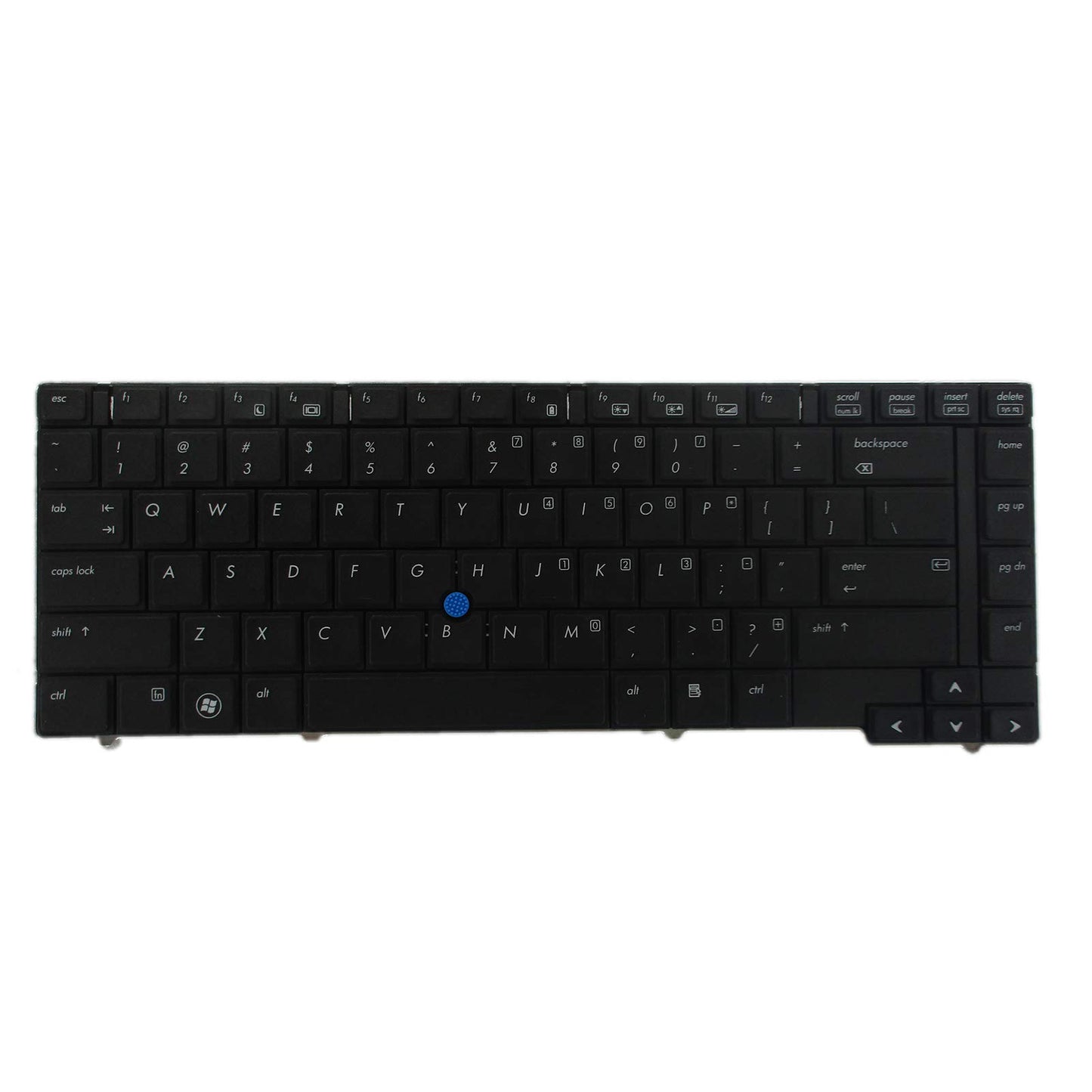 SUNMALL Keyboard Replacement with Big Pointer Compatible with HP EliteBook 8440p 8440w Series Black US Laptop