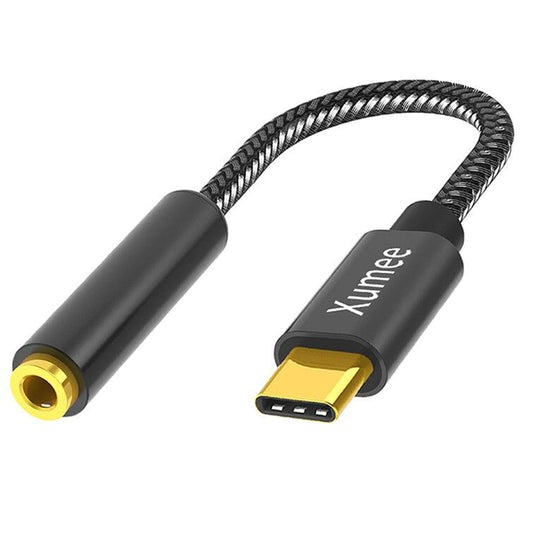 USB C to 3.5mm Headphone Adapter - USB Type C to AUX Audio Jack Hi-Res DAC Dongle Cable Cord Compatible with iPhone 16/15 Pro Max, Samsung Galaxy S25