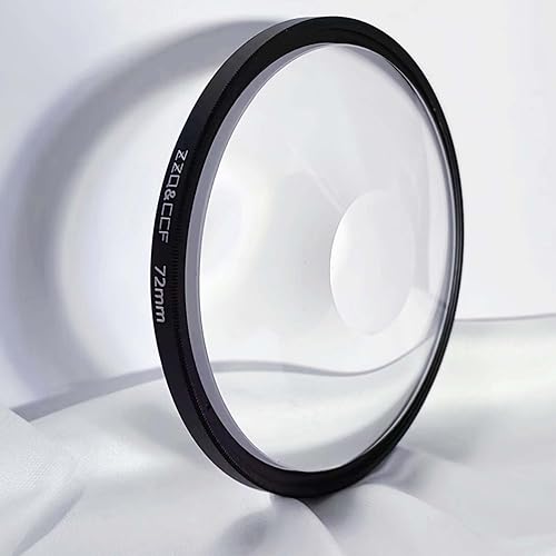 ZZQ&CCF Spiral Halo Camera Lens Filter,77mm Special Effect Filters, Photography Accessories Creative Photography Prism Filter for DSLR Video and Photo