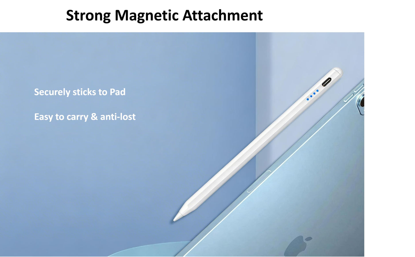 Stylus Pen for Samsung Galaxy Tab A11/A11+/A9/A9+/A8/A7 Lite, Magnetic Capacitive Pen with Fast Charging & 8H Long Battery, Universal for iPad iPhone