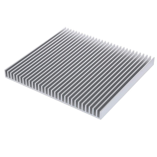 Awxlumv Large LED Aluminum Heatsink 200 x 220 x 18mm / 7.87 x 8.66 x 0.7 Inch Cooler 30 Fins Heat Sink Board