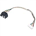 New AC DC Jack Power Plug in Charging Port Connector Socket with Wire Cable Harness Replacement for Dell PP33L PP39L 1535 1536 1537 1555 1557 1558