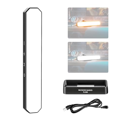 NEEWER Basics LED Chin Fill Lighting CRI95, 6W Bi Color Portable Desk Phone Selfie Photo Light, USB Powered for TikTok Streaming Laptop Video