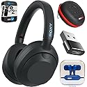 Sony WHULT900N/B ULT WEAR Wireless Noise Canceling Headphones - Black Bundle with 2 YR CPS Enhanced Protection Pack, Mizco Travelocity in-Ear…