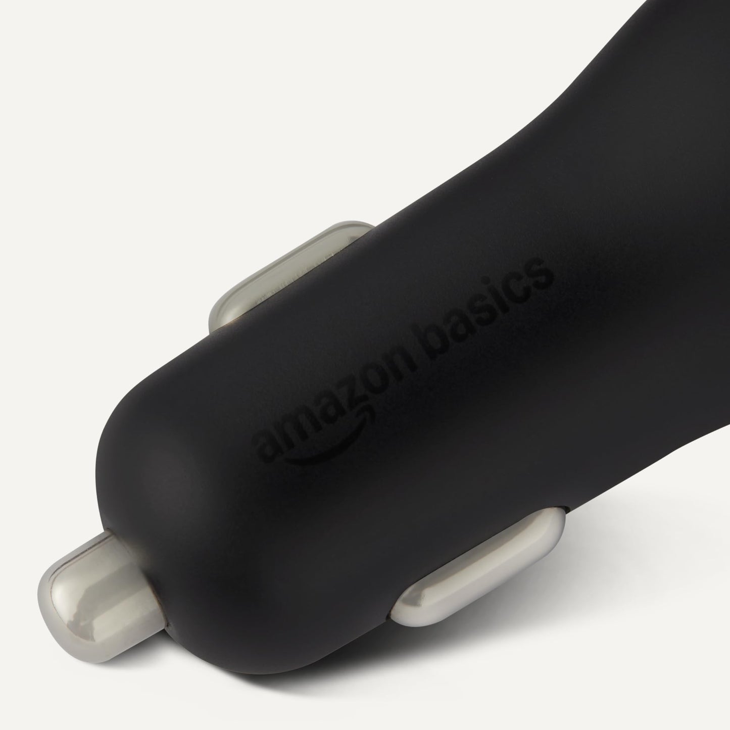 Amazon Basics Fast-Charging Car Charger, Dual-Port, 1 USB-C + 1 USB-A, 32W, Multi-Device Compatibility, Safety Features, Black