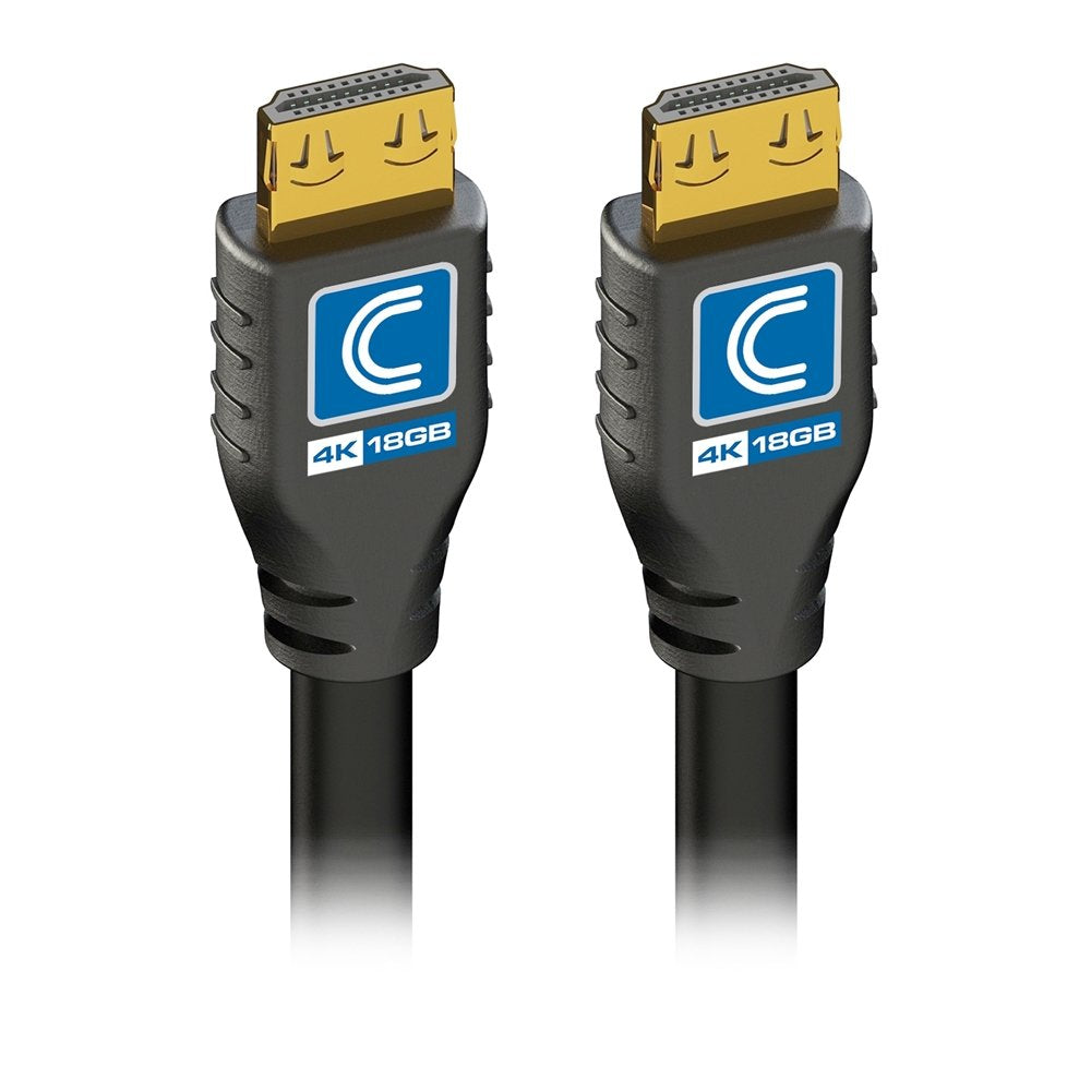 Pro AV/IT 18G 4K High Speed HDMI Cable with ProGrip 35ft Black (Active)