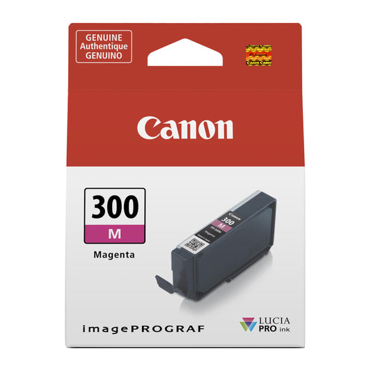 Canon PFI-300 Genuine Magenta Ink Tank, Compatible with ImagePROGRAF PRO-300 Printers