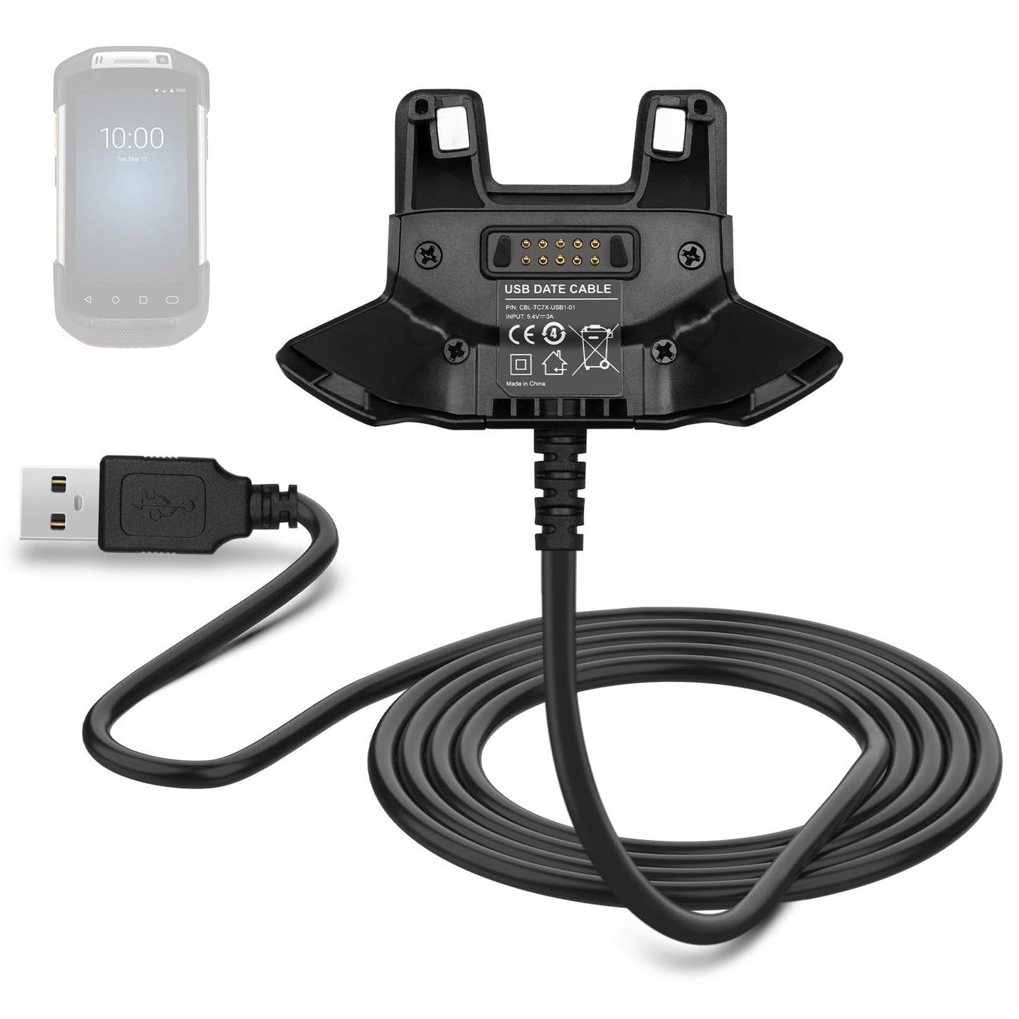 for Zebra Scanner TC77 USB Charger Cable: USB Charging Data Transfer Cord for Symbol TC70 TC77 TC75 TC72 TC55 TC75EK TC700H TC700K TC77HL TC720L TC70x