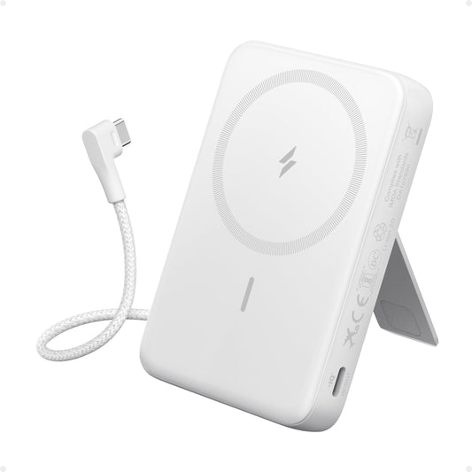 Anker Zolo Magnetic Power Bank, 10,000mAh Wireless Portable Charger