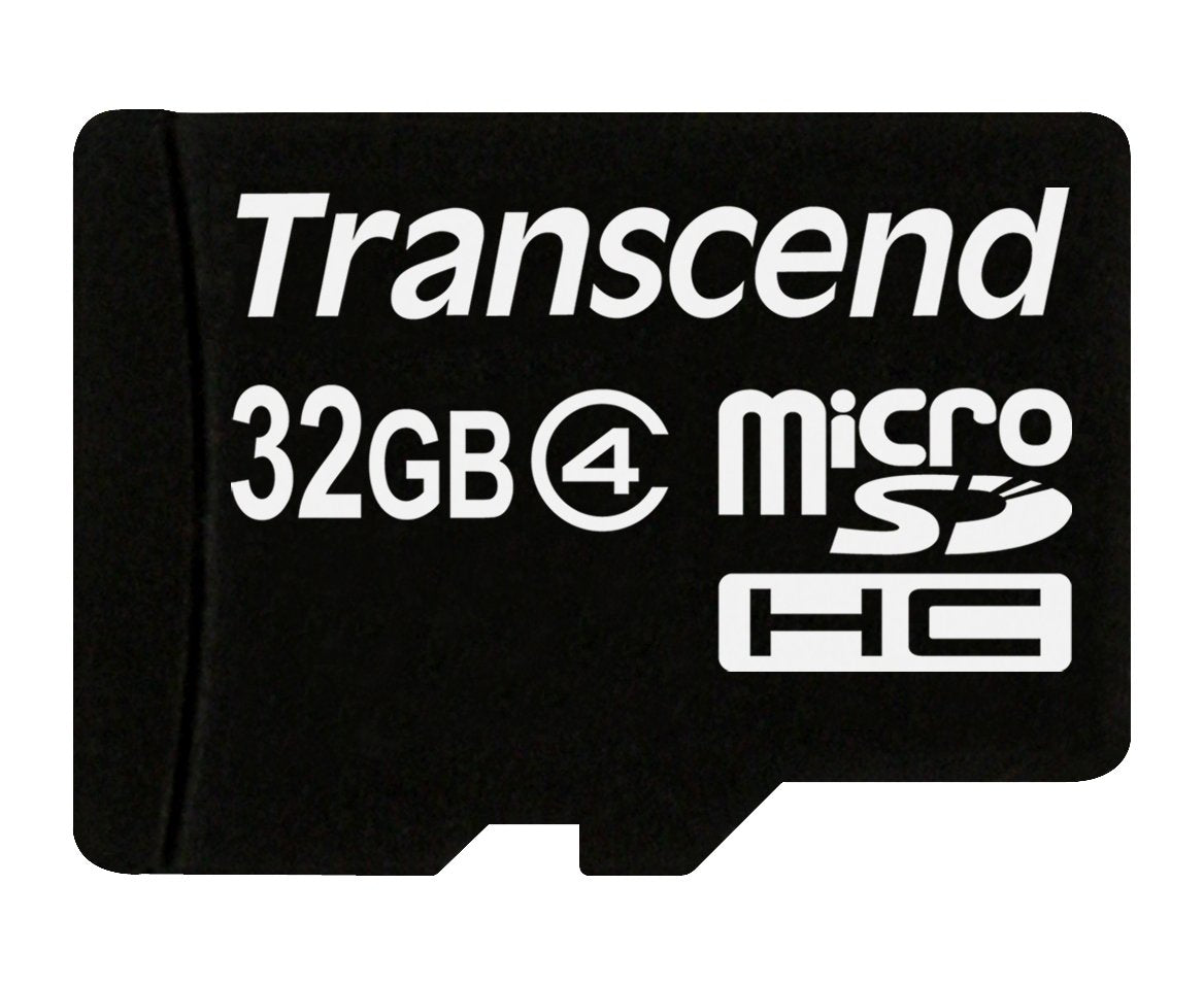 Transcend 32 GB Class 4 microSDHC Flash Memory Card TS32GUSDHC4