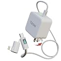 Tron 25W USB-C Power Adapter with 5FT 2-in-1 brided Cable with Digital Display - Fast Charging Solution for Home, Office, and Travel Use