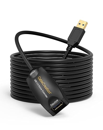 CableCreation Active USB 3.0 Extension Cable 16.4 FT, USB 3.0 Extender Male to Female Cord with Signal Booster Compatible with Oculus Quest 2, Rift
