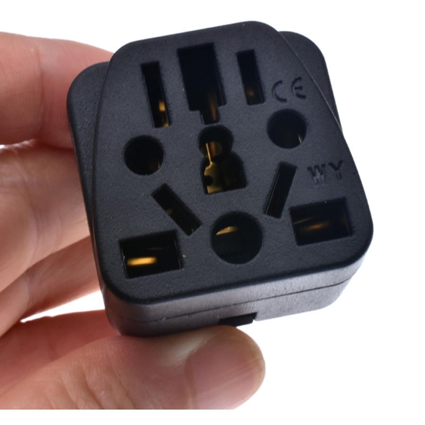 2-Pack ALINNA US Travel Plug Adapter, EU to US Plug Adapter, Universal EU UK AU CN JP to USA (Type B), Grounded 3 Prong USA Wall Plug Adaptor Outlet…
