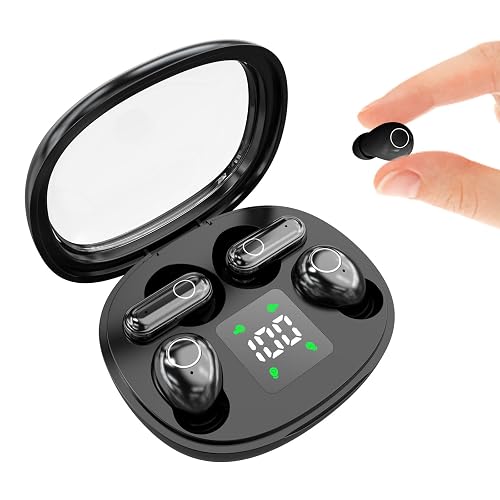 AIKESI Mini Wireless Sleep Earphones, Designed for Side Sleepers - Invisible Flat Earbuds, Comfortable for Small Ears, Discreet in-Ear Design