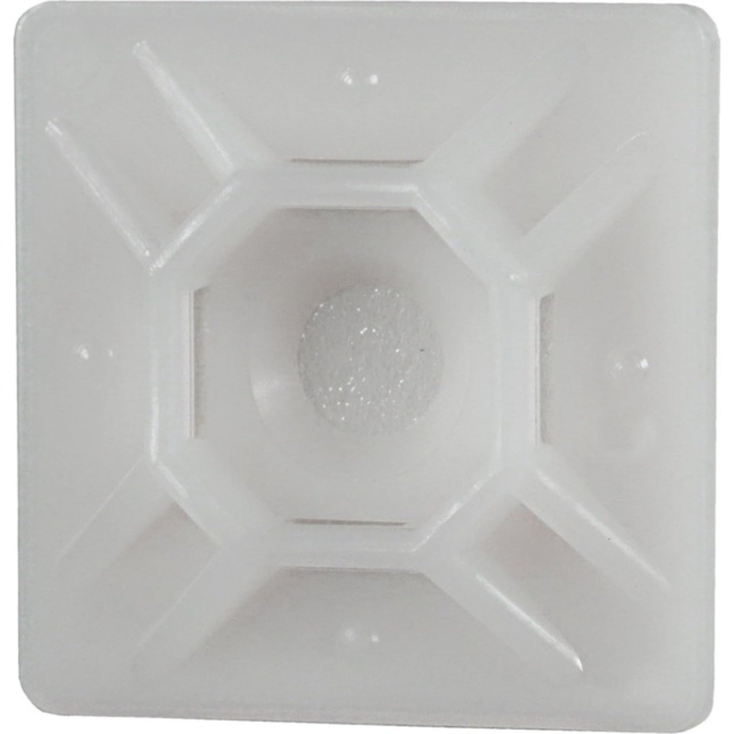 L.H. Dottie DT100S Cable Tie Mounting Base, 0.99-Inch Width by 0.2-Inch Height, Natural, 100-Pack