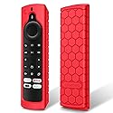 Fintie Silicone Case for Fire TV Stick 4K Max (2nd Gen)/Toshiba/Insignia/Pioneer/2-Series/4-Series/Omni Fire TV Remote - Anti Slip Shockproof Cover