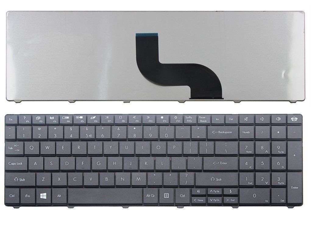 New Laptop Keyboard Replacement for Gateway NE56R27u NE56R31u NE56R34u NE56R35u NE56R37u NE56R42u, US Layout Black Color