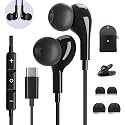 USB C Headphones for Samsung Galaxy S26 S25 S24 Ultra iPhone 17 Air 16 Pro 17 Pro Max S23 S22 A56 A55 A26 A17 A16 Pixel Xiaomi Wired Earbuds Magnetic