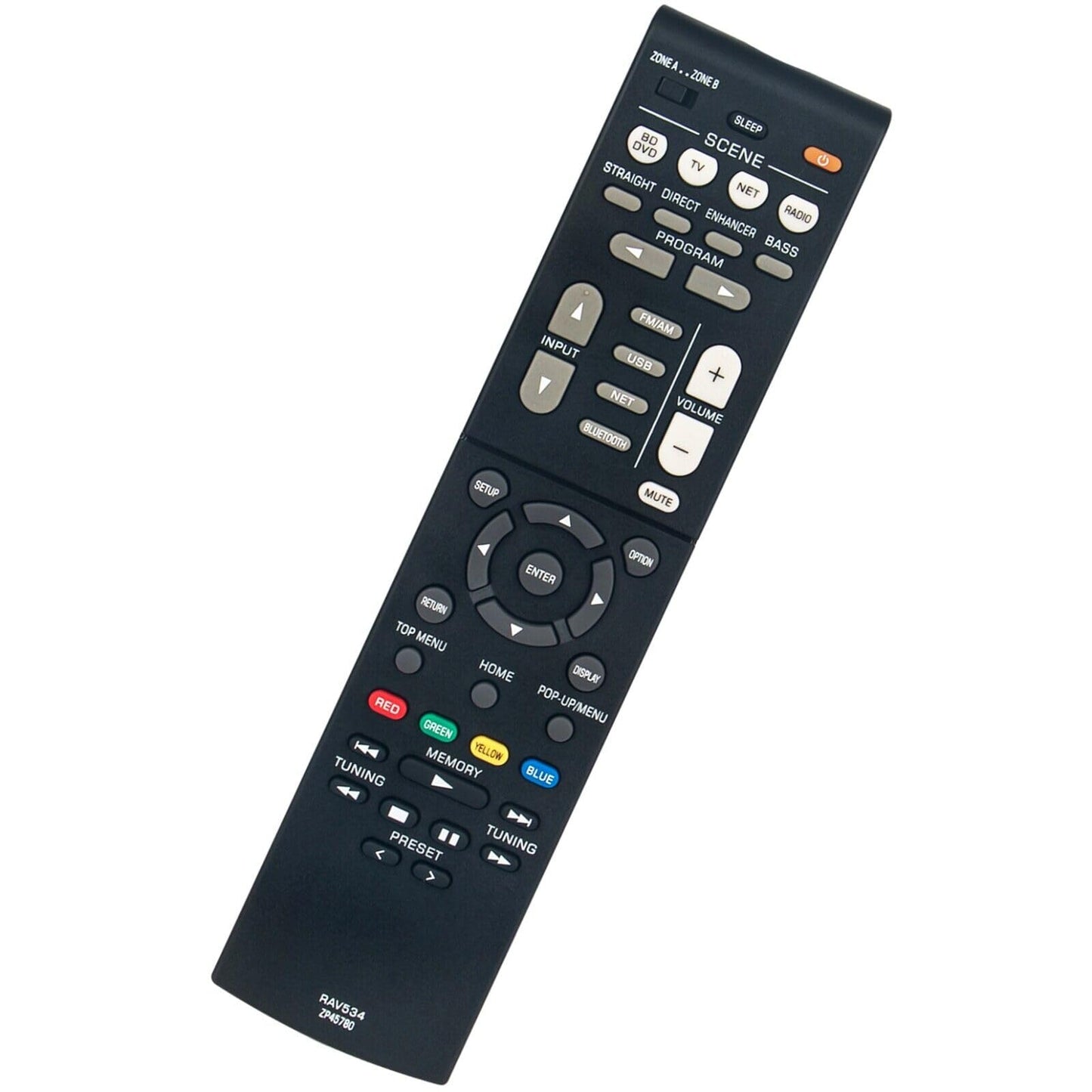 NTQinParts Replacement Remote Control Controller for Yamaha RX-V483 5.1 Channel 4K Ultra HD Network HDMI AV Stereo Receiver