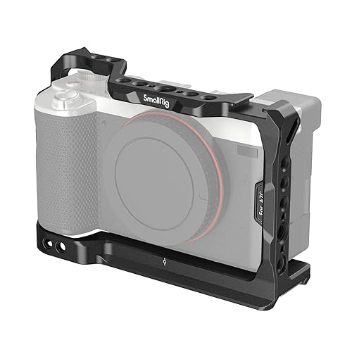 SmallRig A7C Aluminum Alloy Full Cage Camera for Sony A7C, Integrated Cold Shoe, with Quick Release Plate for Arca-Swiss and Locating Holes for ARRI