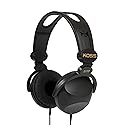 Koss R-10 On-Ear Headphones, Lightweight, 8 Foot Cord, Retro Style, Black