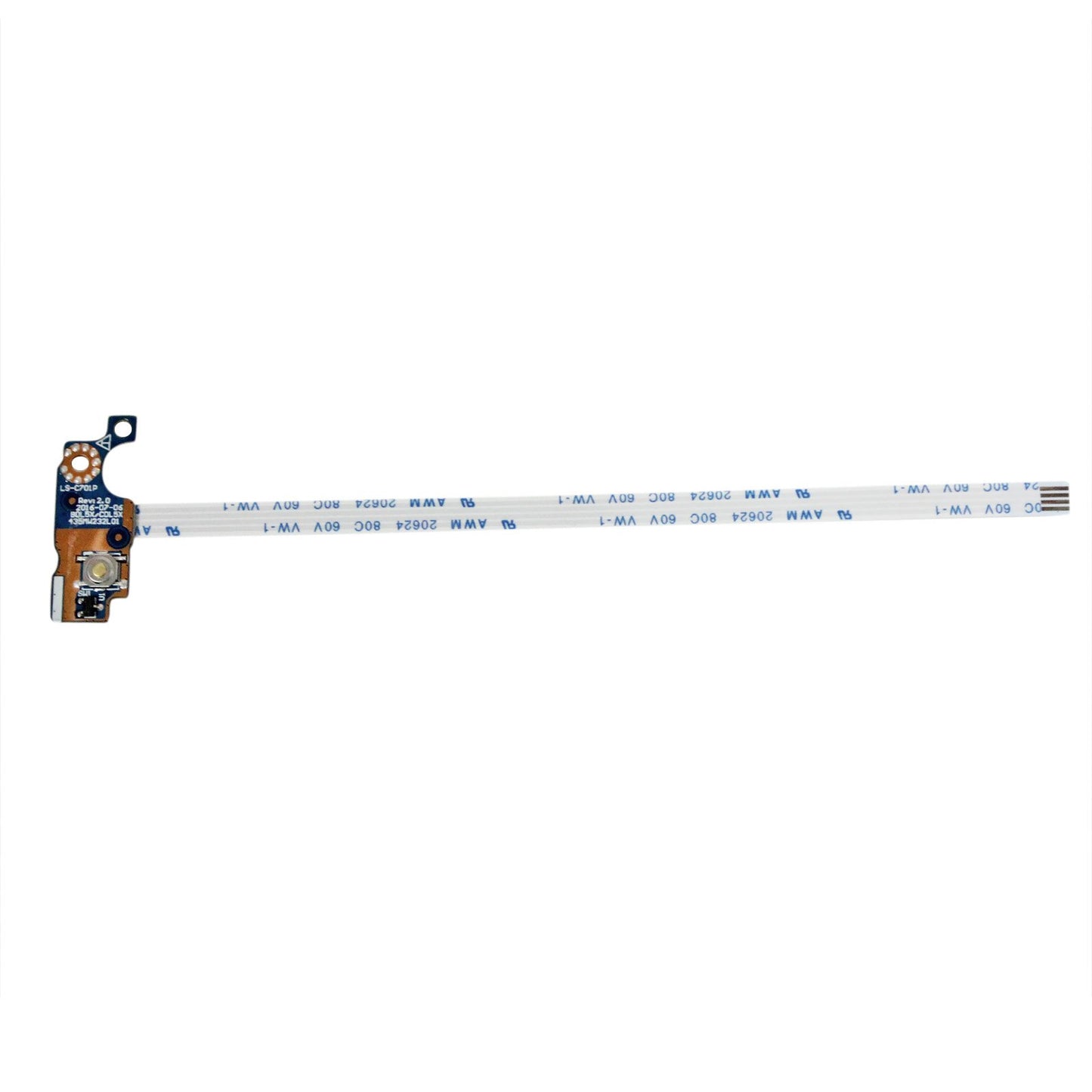Zahara Power Switch Button Board with Cable Replacement for HP 15-ay061nr 15-ay065nr 15-ay067nr 15-ay068ca 15-ay068nr