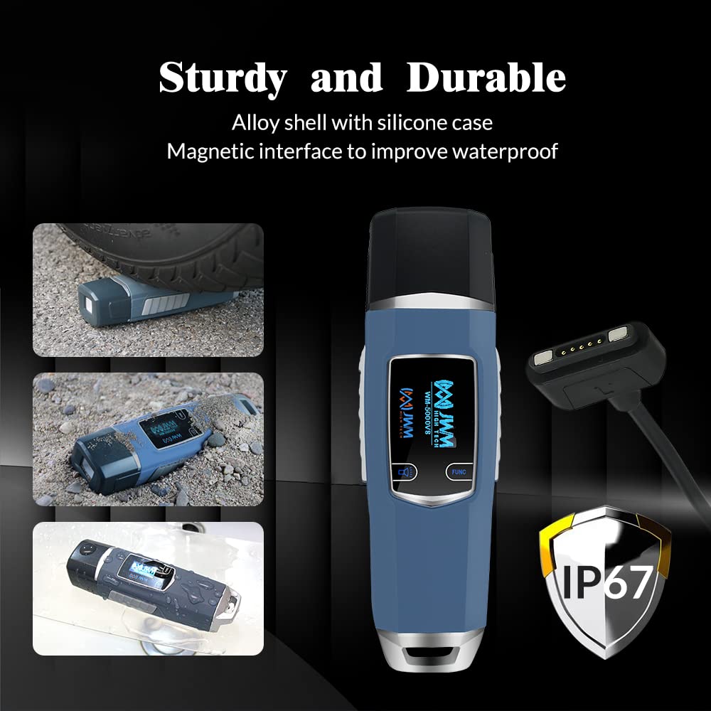 JWM Long Range Security Guard Patrol Tour System, Flashlight, Free Cloud Software, 2.4G Card for Long Distance Reading