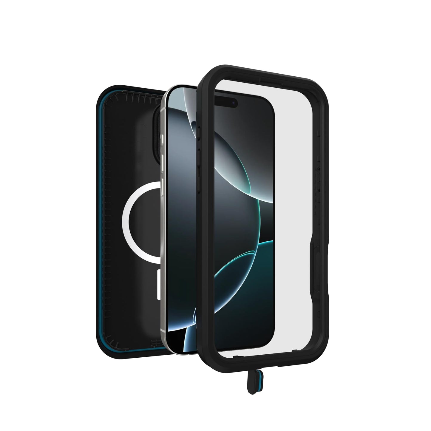 OtterBox iPhone 16 Pro Max FR? Series Waterproof Case with MagSafe (Designed by LifeProof) - Black - Waterproof iPhone Case up to 2 Meters, IP68