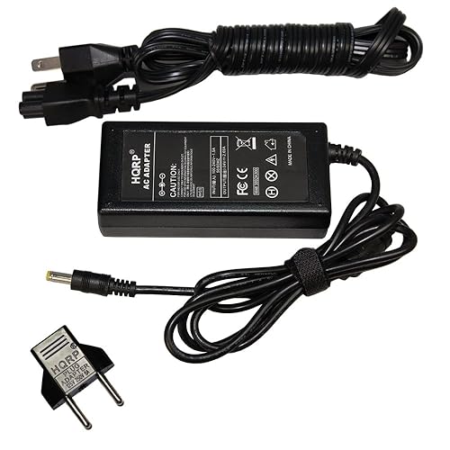 HQRP AC Adapter Compatible with Xerox DocuMate 3115 3220 3460 3640 4440 Scanner Power Supply Cord + Euro Plug Adapter