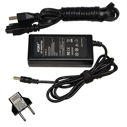 HQRP AC Adapter Compatible with Xerox DocuMate 3115 3220 3460 3640 4440 Scanner Power Supply Cord + Euro Plug Adapter