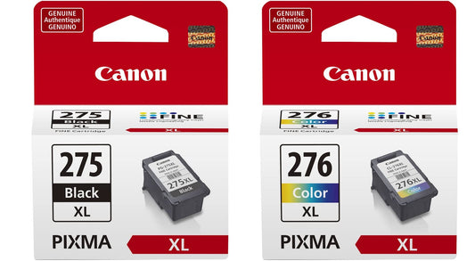 Canon PG-275 XL BlackHigh Capacity Ink Cartridge (4981C001) CL-276 XL Color High Capacity Ink Cartridge (4987C001) - Retail Packaging (2 Items)