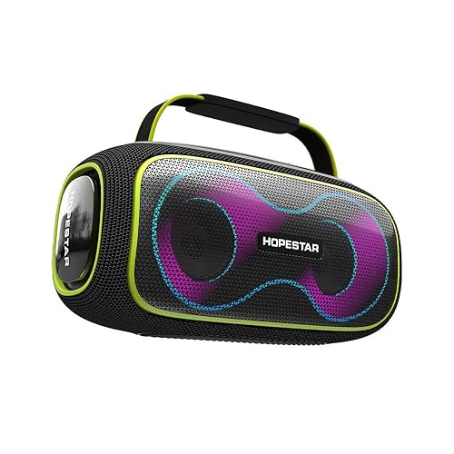 WorryFree Gadgets Portable Bluetooth Speaker, Loud Sound, 60W Powerful Deep Bass Stereo Sound, Wireless Indoor/Outdoor Party Speaker for Camping