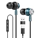Rayhontech USB C Wired Earbuds, in Ear Earphones for Laptop PC with Microphone, Magnetic Noise Isolation Headset Compatible for iPhone 16 15 Pro Max…