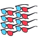 Red-Blue 3D Glasses, 3D Viewing Glasses For Viewing 3D Movies/Games And Pictures In Red-Blue Formats, Compatible With Ordinary Computer