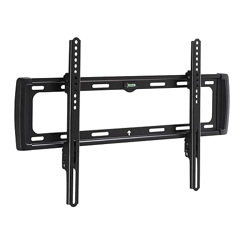 ProMounts Premium Flat/Fixed TV Wall Mount Bracket for 37-110 inch Screens, Supports 143 lbs Post Level Installation Low Profile LED, LCD, Plasma
