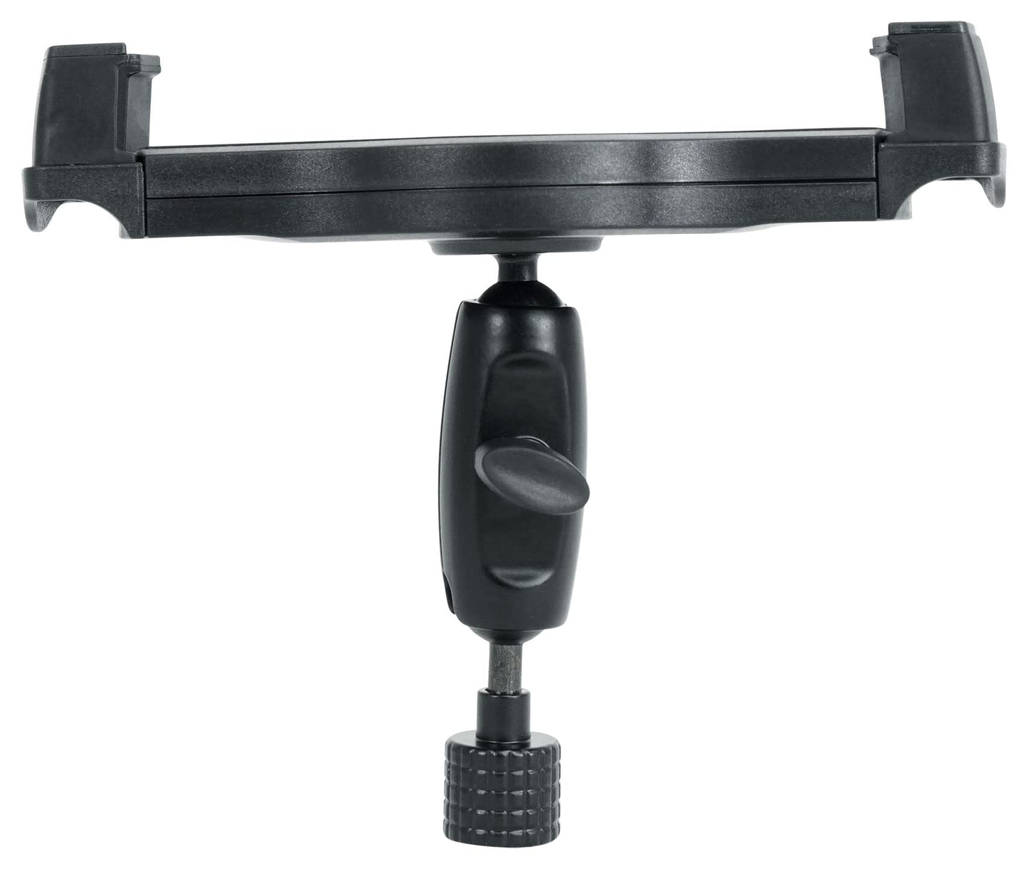 Rockville Istand 22 Tablet Smartphone Holder, 360 Degree Swivel, Abs And Rubber Grip, Fits 4.7-12.9", For Mic Stands And Boom Arms