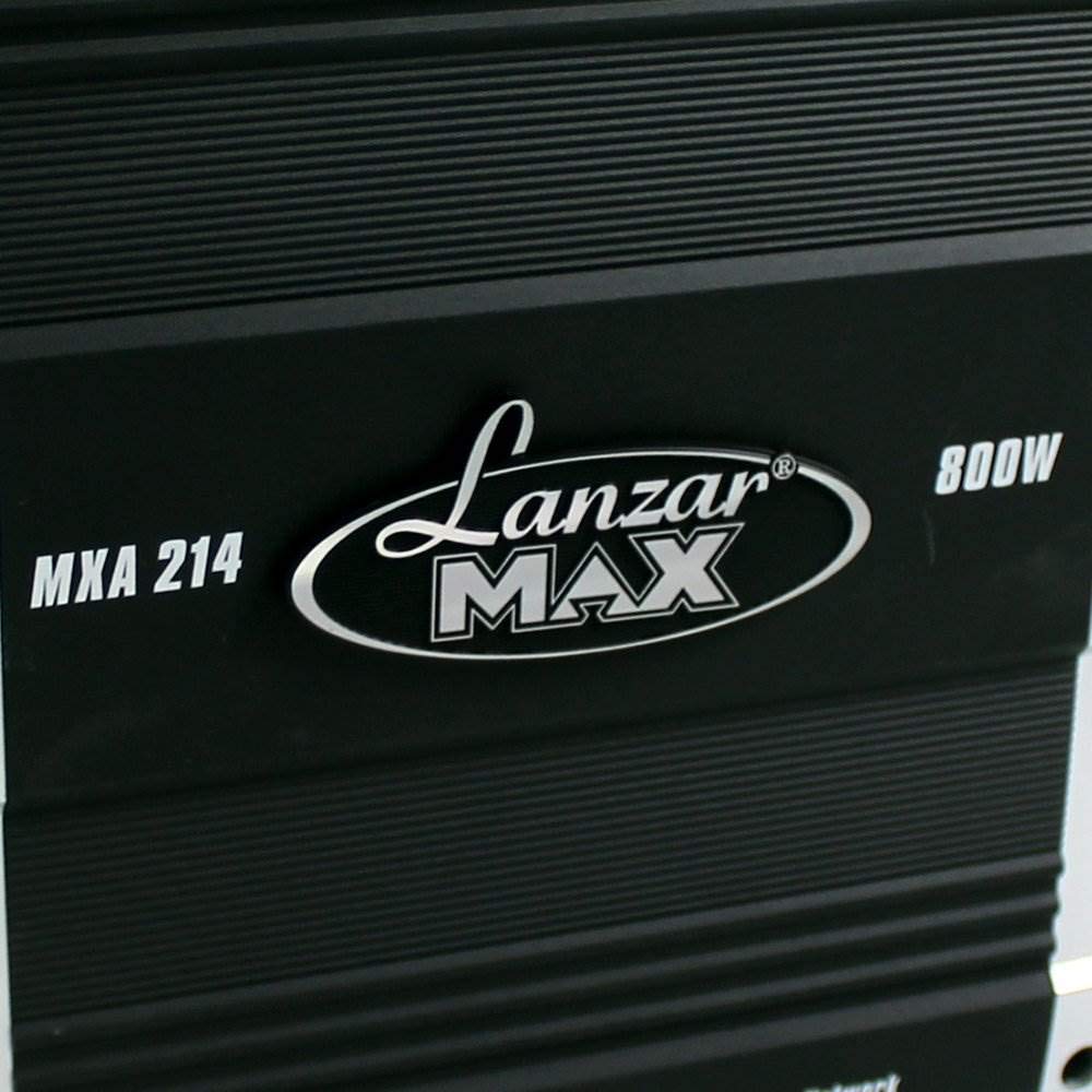 Lanzar MXA214 800-Watt 2-Channel Bridgeable MOSFET Amplifier