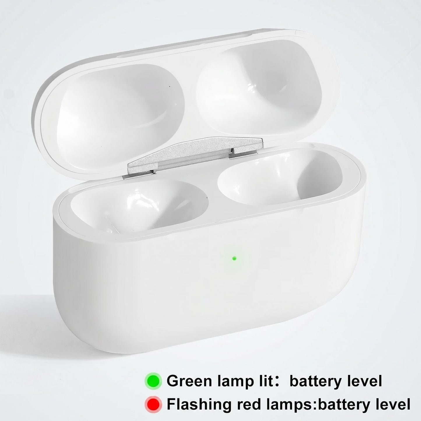 Replacement Charging Case Compatible with AirPods Pro 2nd/1st Generation, Wireless Charger Case, USB-C (White)
