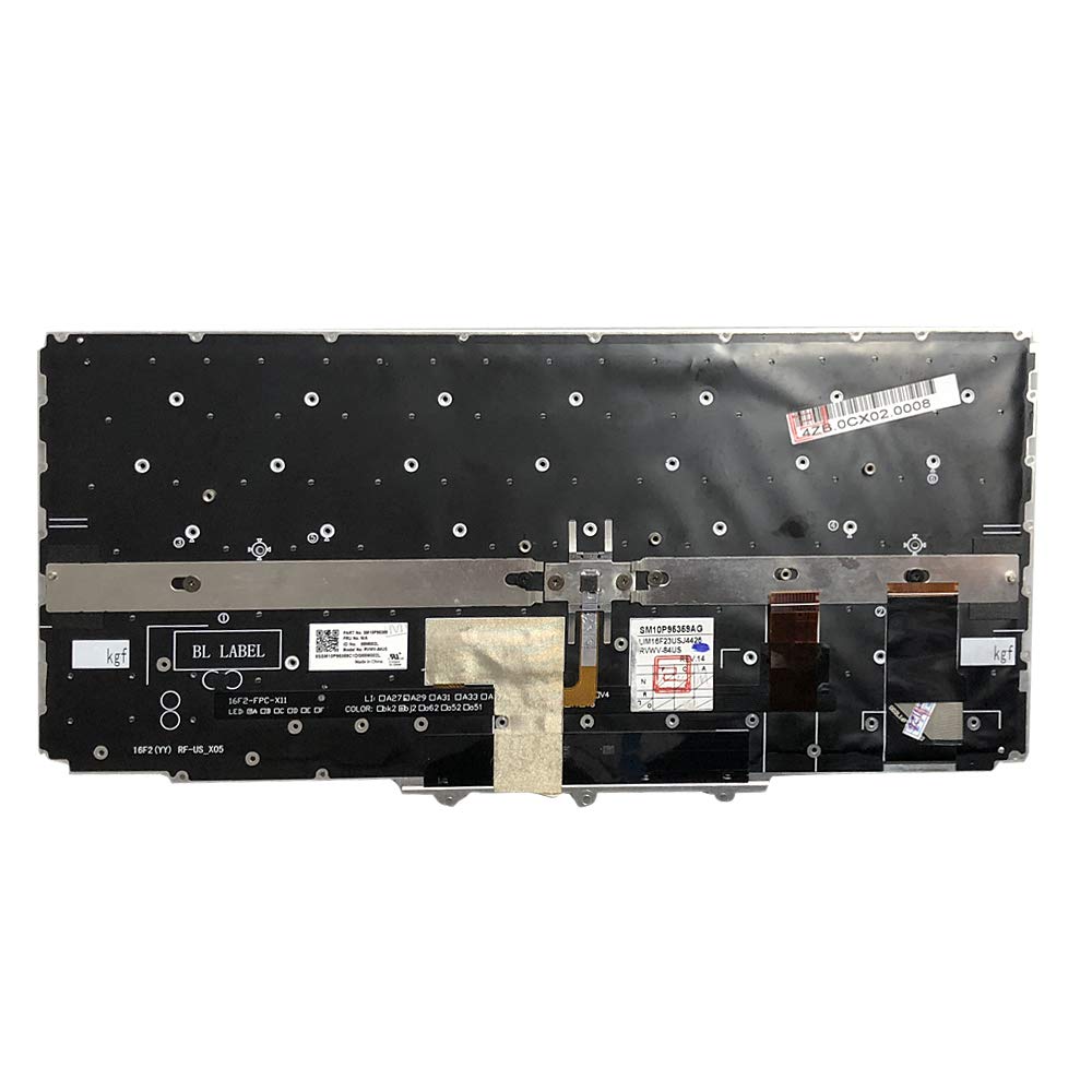 GinTai Backlit Keyboard Replacement for Lenovo ThinkPad X1 Yoga Gen 2nd 3rd (2017 2018) US 20JD/ 20JE/ 20JF/ 20JG 01HY919 01HY959 01HY879 01HY839
