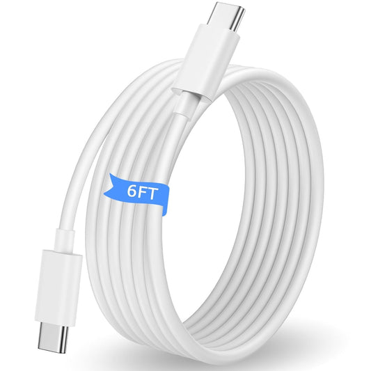 USB C to USB C Charging Cable for Apple iPhone 16/15 Pro Max Plus, 60W Fast Type C to TypeC Charger Cord for iPad 12.9/11 inch/Mini/Air 5/4,USBC