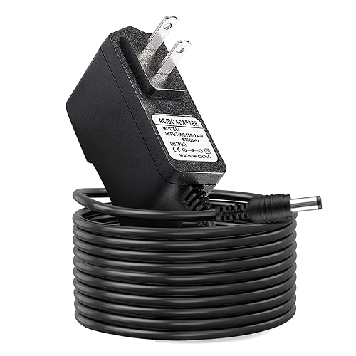 ycwwzzh 9V AC/DC Power Adapter Charger Compatible for DYMO LabelManager LM-160 500TS 100 150 220 P 350 LM210D LM-200, Rhino 6000 5200 4200 Handheld…