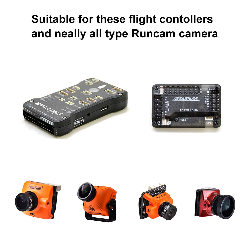 elechawk 1.25mm Pitch Connectors and Pre-Crimped Cables Compatible with JST Molex PicoBlade 1.25mm for Pixhawk Silicone 15cm Wire