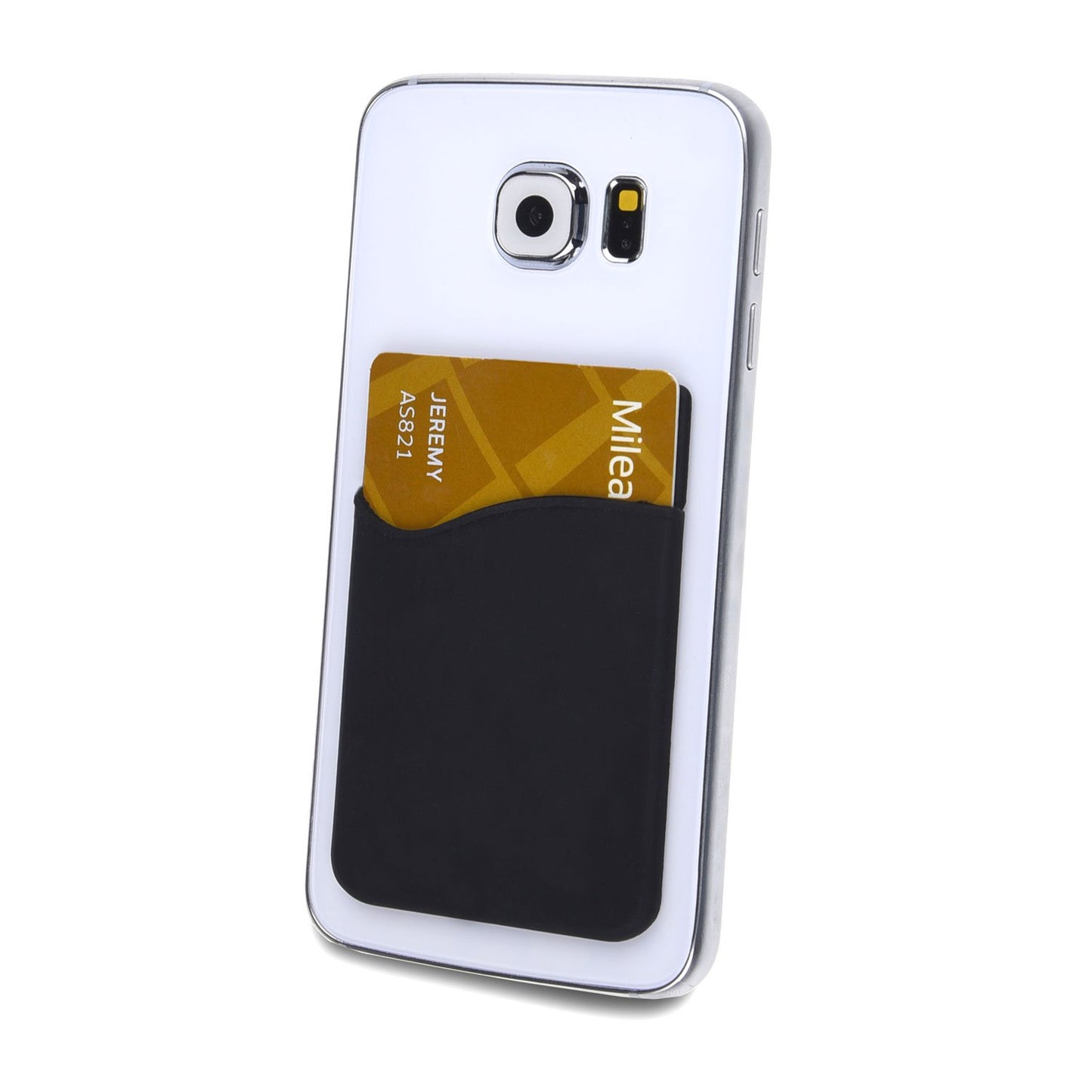 Credit Card/ID Card Holder - Can be attached to almost any Phone - Carry Essential Cards with your Phone - Silicone Material, cards will not fall out