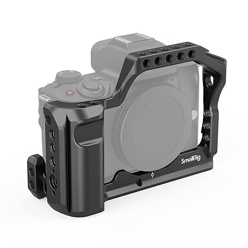 SmallRig M50 /M50 II /M5 Cage (Upgraded), Aluminum Alloy Video Film Movie Making Rig with Integrated Grip and NATO Rail for Canon M50 /M50 II /M5