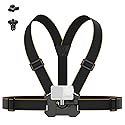 NEEWER Chest Mount Harness for Action Camera,Adjustable Hand Free Chest Strap Compatible with GoPro Hero DJI Osmo Insta360,Magnetic Release Action